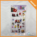 China manufacturer home decor animal customized foam songe puffy sticker